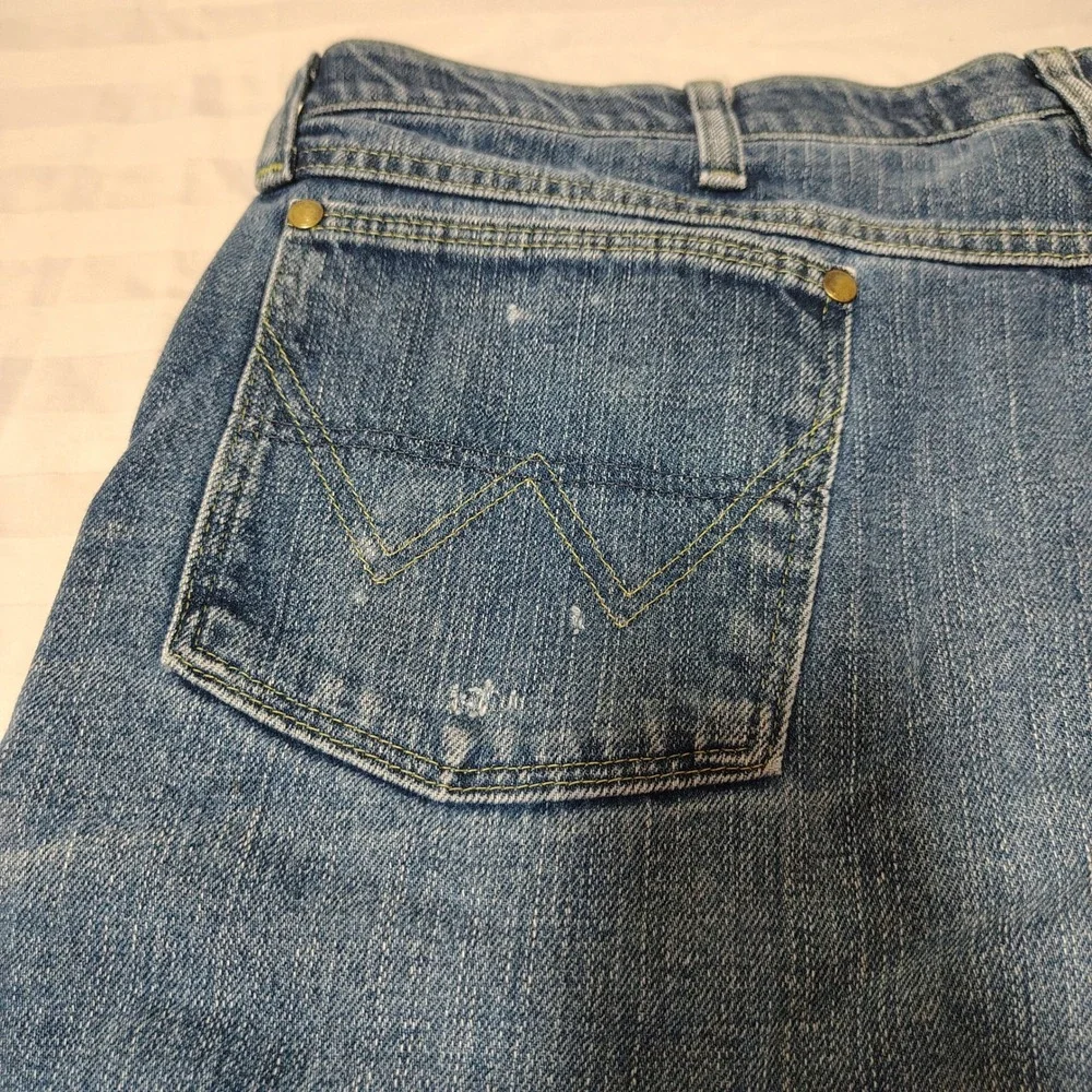 Wrangler Jeans Mens 40x34 George Strait Cowboy Cut Denim 32MGSDS Vintage Blue